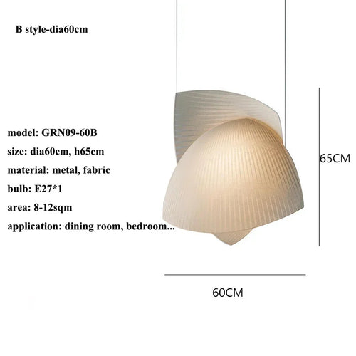 suspension en tissu nordique wabi sabi pour décoration intérieure élégante - vue 11 sur 10