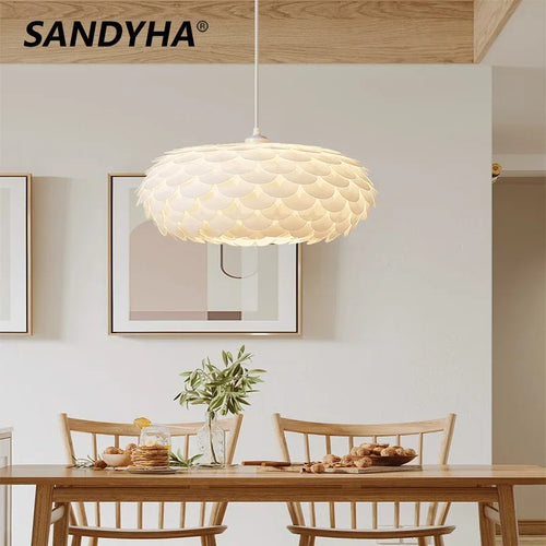 suspension nordique en forme de poisson pour décoration intérieure - vue 5 sur 9