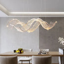 lustre de luxe moderne k9 en cristal suspendu personnalisé
