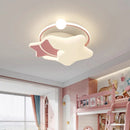 plafonnier moderne étoilé pour chambre d'enfant chaleureuse et romantique