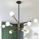 lustre de luxe moderne suspension led décoration nordique