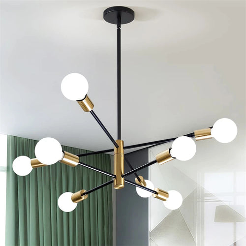 lustre de luxe moderne suspension led décoration nordique - vue 7 sur 11