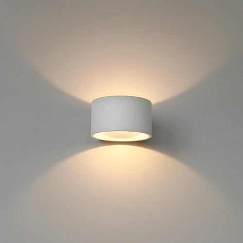 led applique murale rond aluminium ac90-260v - vue 3 sur 8