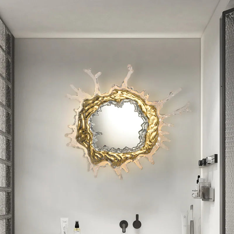 miroir goutte eau vaporisateur éclairage ambiance - vue 6 sur 12