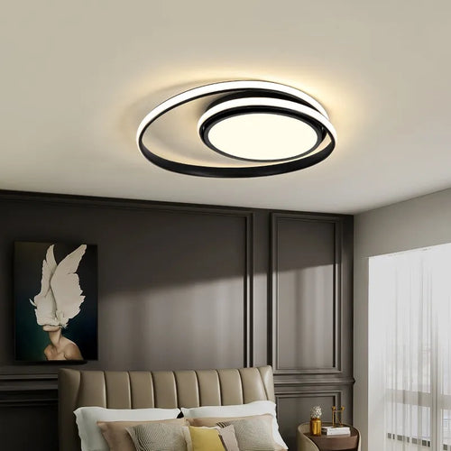 plafonniers led modernes pour éclairage intérieur décoratif - vue 6 sur 16