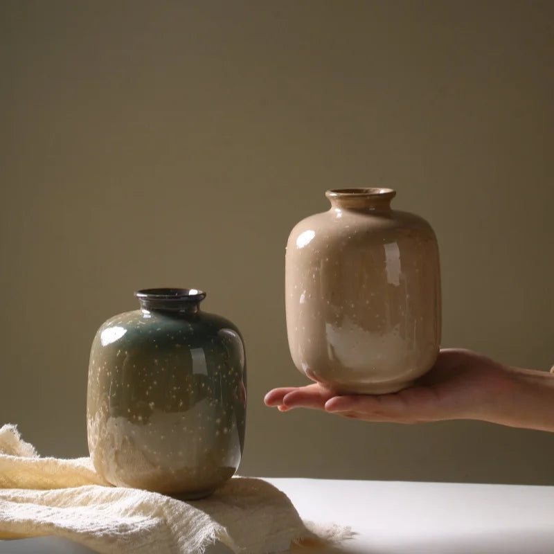 vase en céramique décoratif pour fleurs et plantes - vue 3 sur 8
