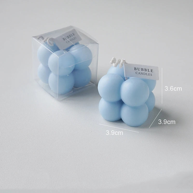 petite bougie cube parfumée en cire de soja fait main - vue 17 sur 17