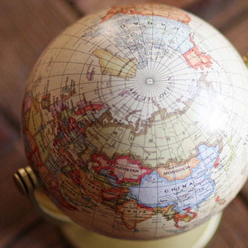 globe terrestre rétro créatif pour apprendre la géographie - vue 5 sur 6