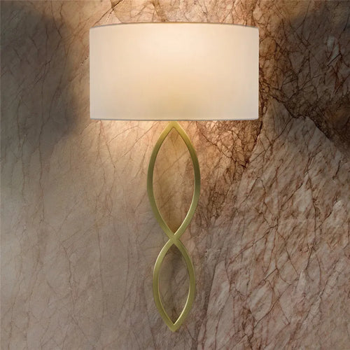 applique murale design en tissu éclairage moderne pour intérieur décoratif - vue 6 sur 9