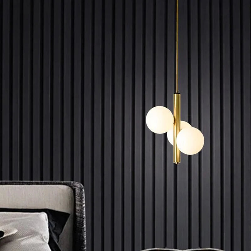 2024 Modern LED Chandelier droplight Modern Nordic Style Ceiling Hanging lamp Dining Room Bedroom Bedside Pendant Lamp - vue 1 sur 10