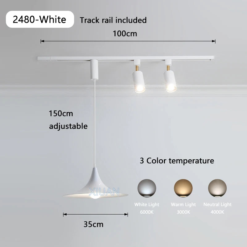 suspension led en bois pour table à manger nordique - vue 16 sur 18