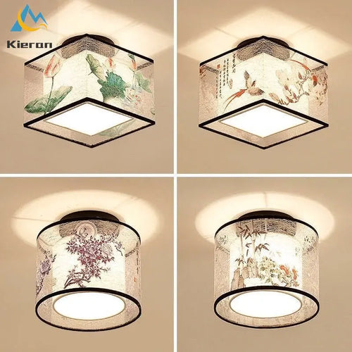 plafonnier led moderne simple lotus oiseau pour hôtel ktv - vue 4 sur 30