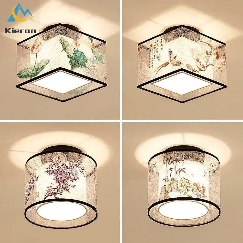 plafonnier led moderne simple lotus oiseau pour hôtel ktv - vue 3 sur 30