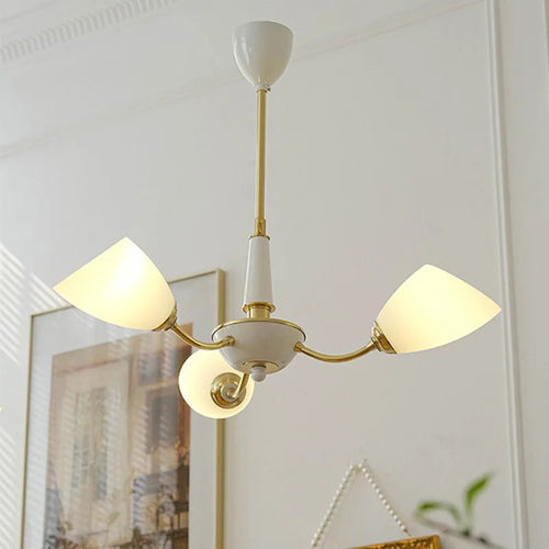 lustre à led moderne design nordique pour intérieur élégant - vue 3 sur 11