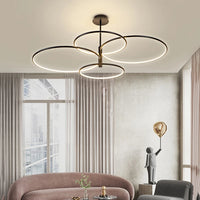lustre led créatif moderne de luxe pour éclairage intérieur