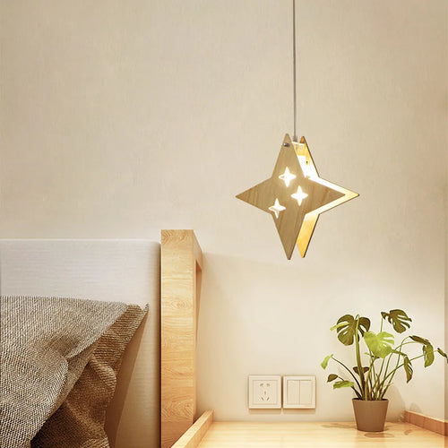 suspension modernes en rondins simples pour bar - vue 5 sur 9