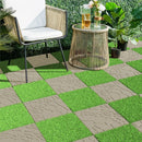 Dalles terrasse emboitables effet pierre 30 cm
