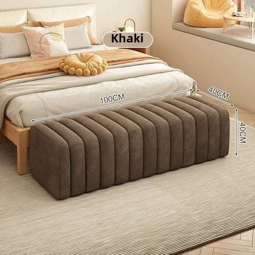 banc à chaussures design moderne avec repose pieds doux et confortable - vue 12 sur 26