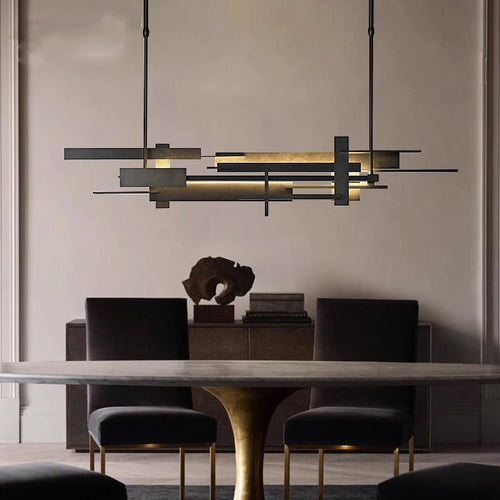 Lustre design LED design moderne décoratif intérieur - vue 2 sur 11