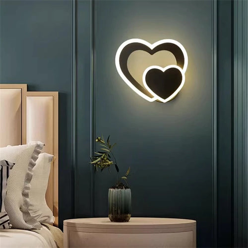 Applique LED en forme de coeur - vue 3 sur 12