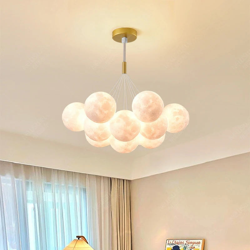 lustres modernes créatifs pour chambre d'enfant et salon - vue 2 sur 12