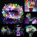 guirlande lumineuse led en cuivre pour décorations de fête et Noël