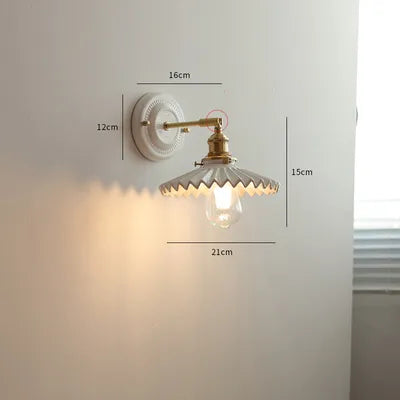 applique murale led iwhd nordique japonaise - vue 9 sur 23