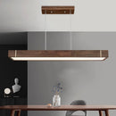 Lustre bois led suspendu au design moderne