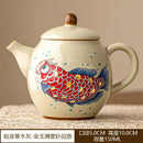 Théière chinoise céramique arowana style retro kung fu
