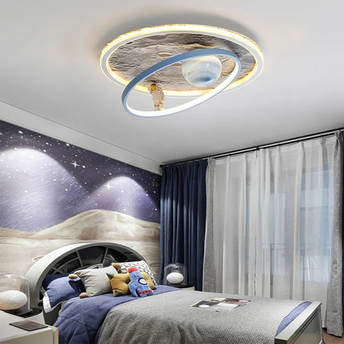 plafonnier led rond pour éclairage intérieur moderne - vue 6 sur 12