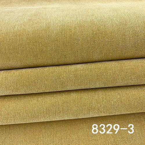 Tissu chenille épais uni ameublement doux salon