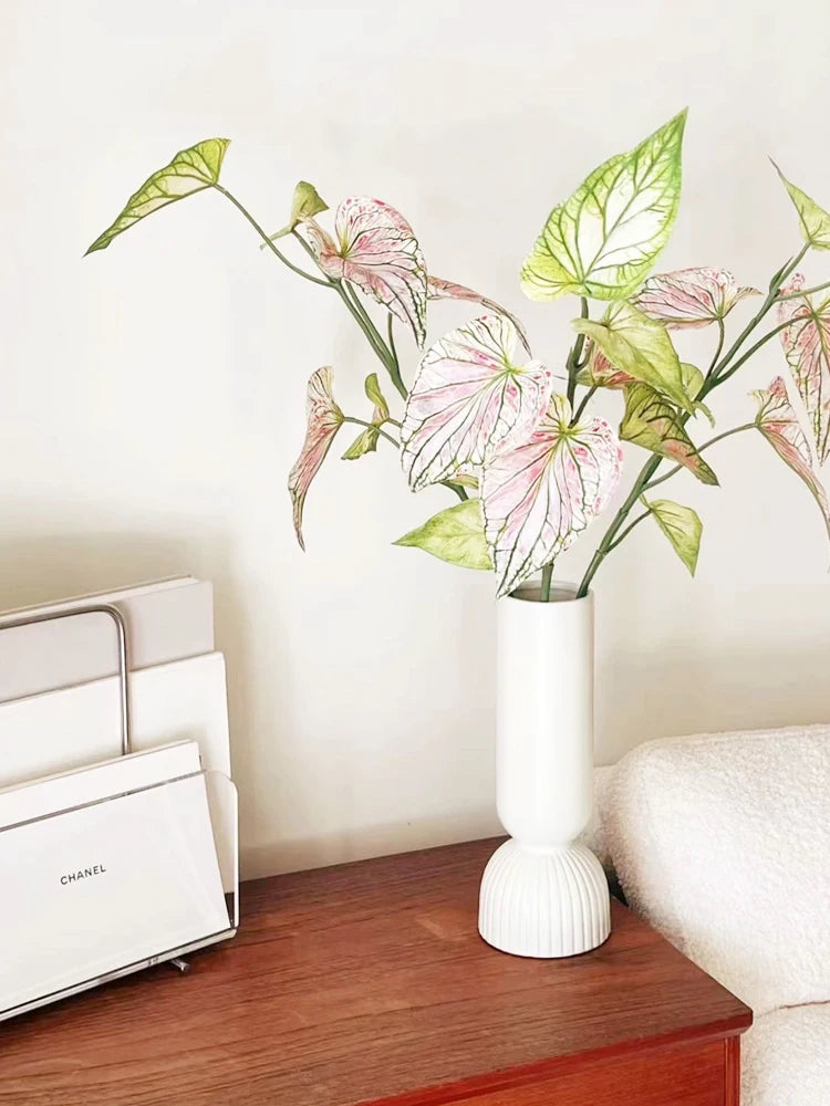 plante artificielle caladium pour décoration intérieure et florale - vue 5 sur 6