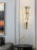 applique murale led en cristal pour décoration moderne et élégante