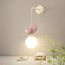 Children's Room Hanging Wall Light Purple Red Pink Love Wall Lamp for Nursery School Kids Baby Room Decorative Night Lamps E27