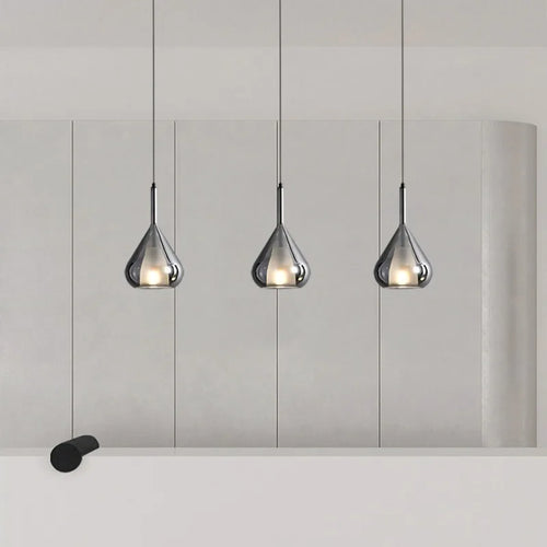 lustre design italien moderne minimaliste en verre - vue 2 sur 10