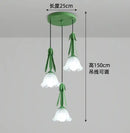 lustre en verre pour éclairage suspendu dans les espaces modernes