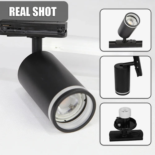 spot led sur rail pour magasin et décoration intérieure - vue 4 sur 19