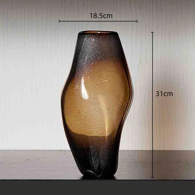 vase en verre transparent pour fleurs et terrarium décoration élégante - vue 8 sur 8