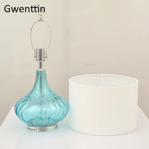 lampe à poser design moderne ondulations d'eau pour décoration intérieure - vue 3 sur 6