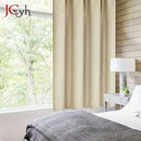 Rideau court occultant texture moderne pour chambre salon