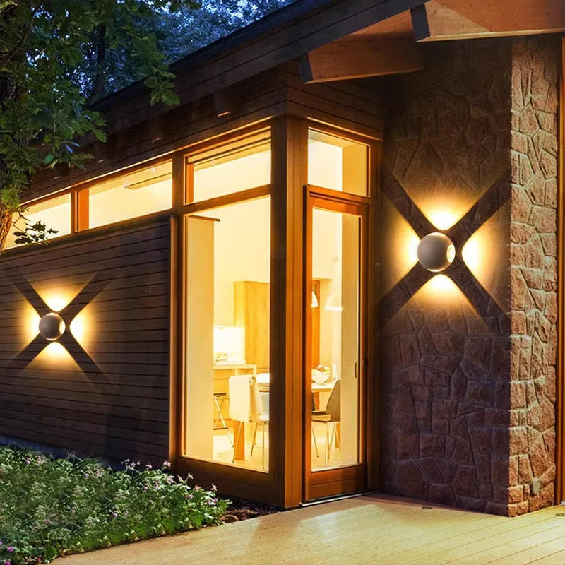 applique murale led moderne pour intérieur et extérieur - vue 6 sur 12