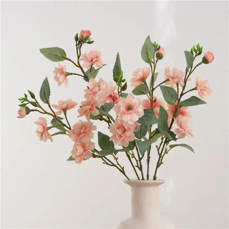 bouquet de roses artificielles en soie pour décoration intérieure - vue 7 sur 11