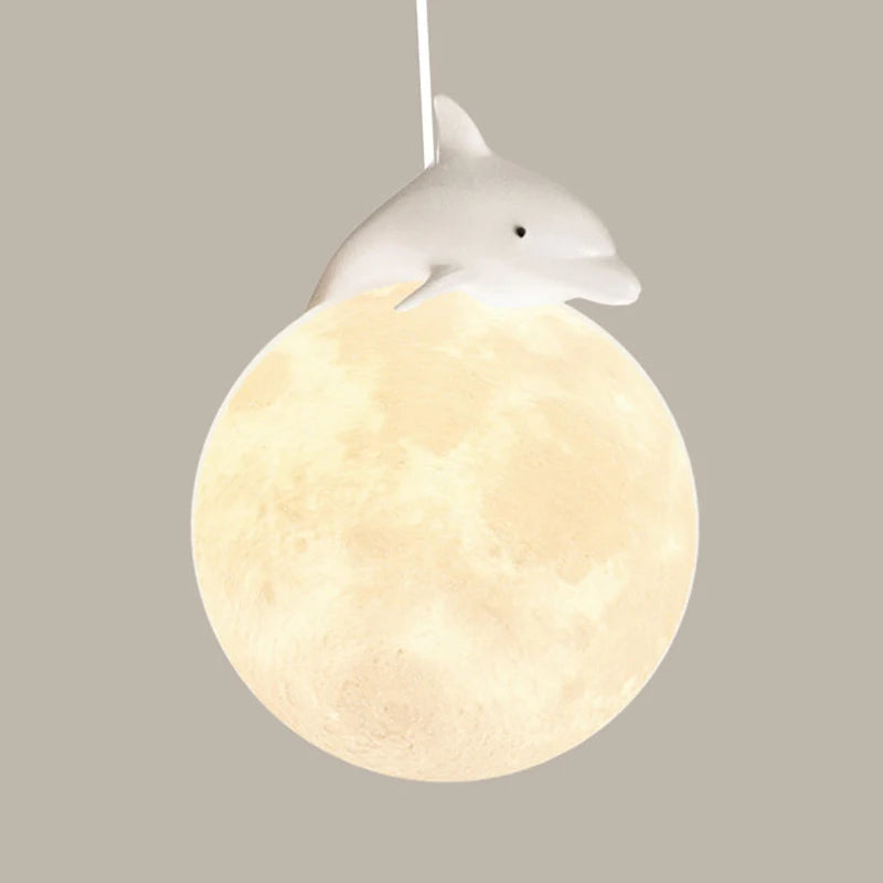 suspension animaux dessin animé pour enfants chat astronaute licorne - vue 6 sur 13