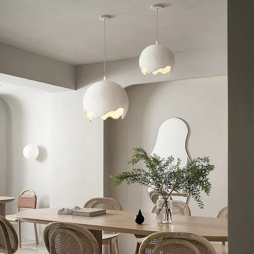 lustre en micro-ciment design moderne pour bar et restaurant - vue 3 sur 9