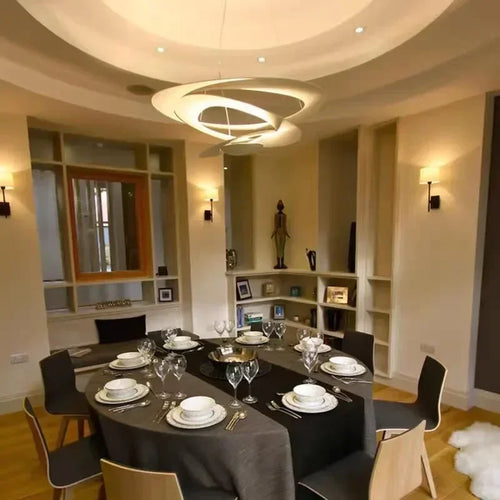 suspension design en métal pour un éclairage moderne - vue 4 sur 6