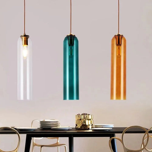 Suspension nordique LED en verre - vue 2 sur 11
