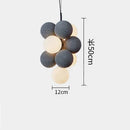 lustre créatif en velours pour un éclairage haut de gamme