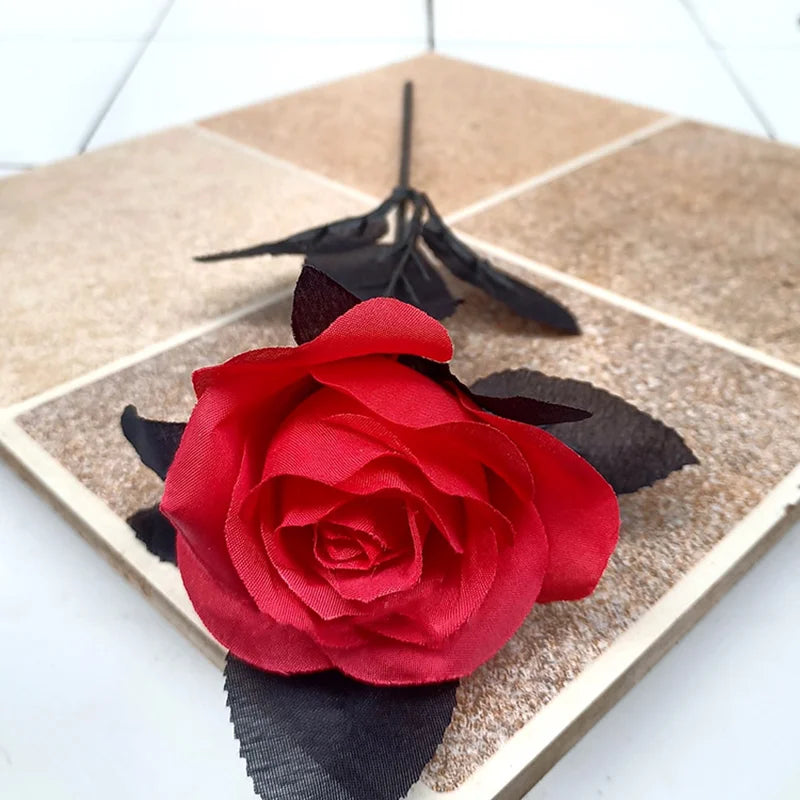 lot de 5 bouquets de fleurs artificielles pour décoration festive et maison - vue 10 sur 18