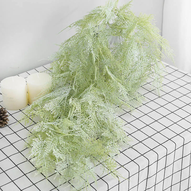 plafonnier décoration nordique en plastique fausses plantes murales - vue 5 sur 9