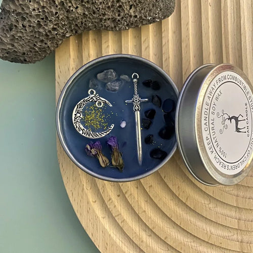 bougies parfumées en cristal avec fleur cadeau fait main pour aromathérapie - vue 7 sur 9